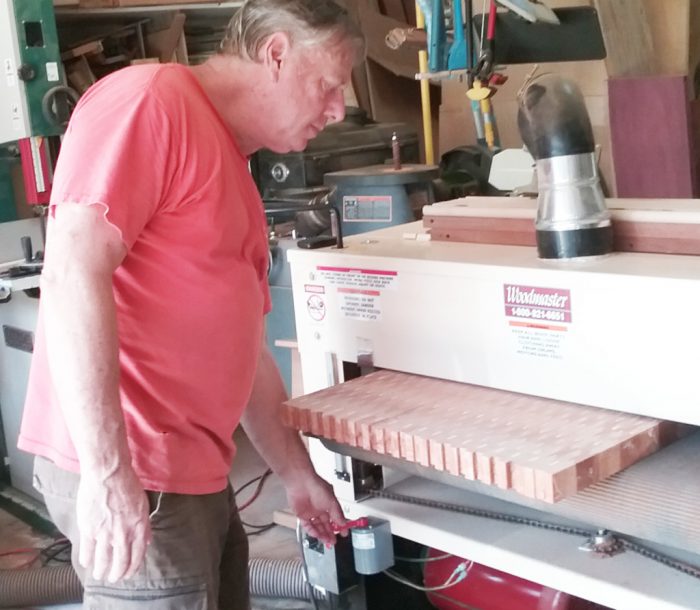 Want to see a Woodmaster Drum Sander in action?