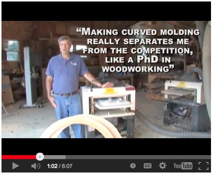 Watch Video — LEARN HOW TO MAKE CURVED MOLDING