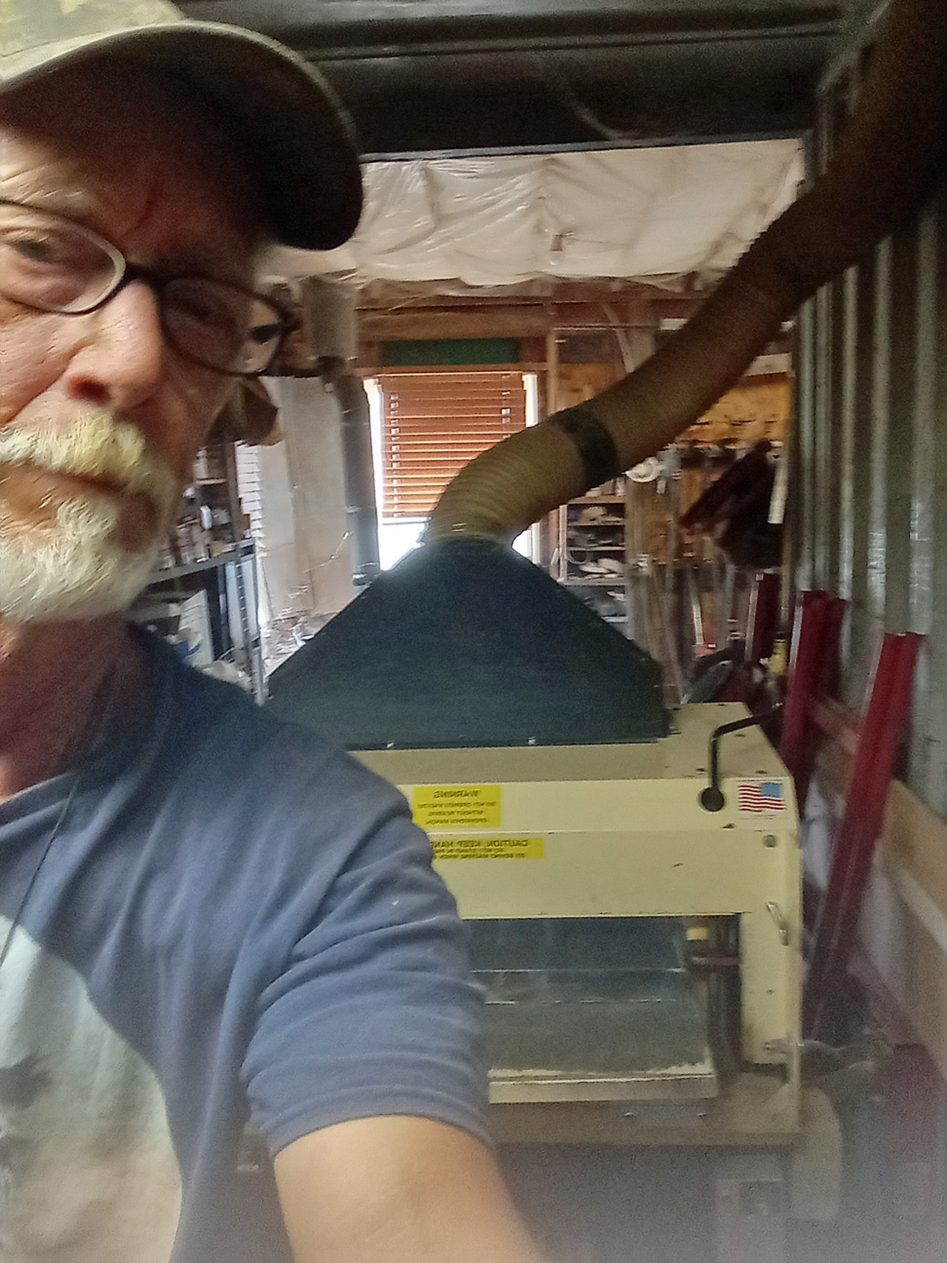 Bob Busch and his Woodmaster 725. He bought it in the '90s and it's still going strong.